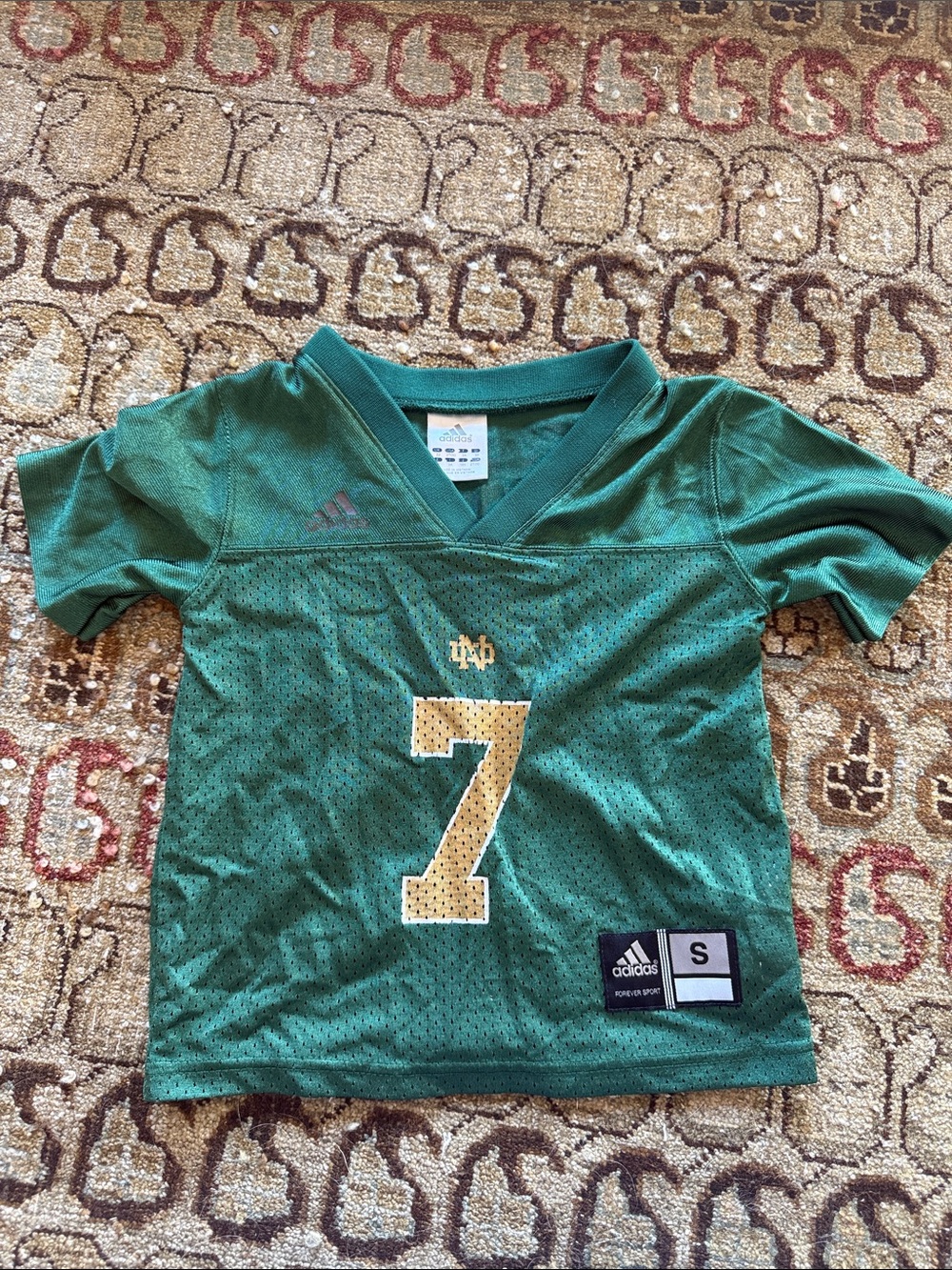 adidas Notre Dame football Jersey Number 7